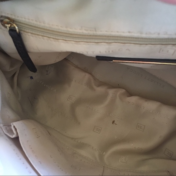 ELLIOTT LUCCA | Metallic Leather Woven Strap Purse - Picture 5 of 5